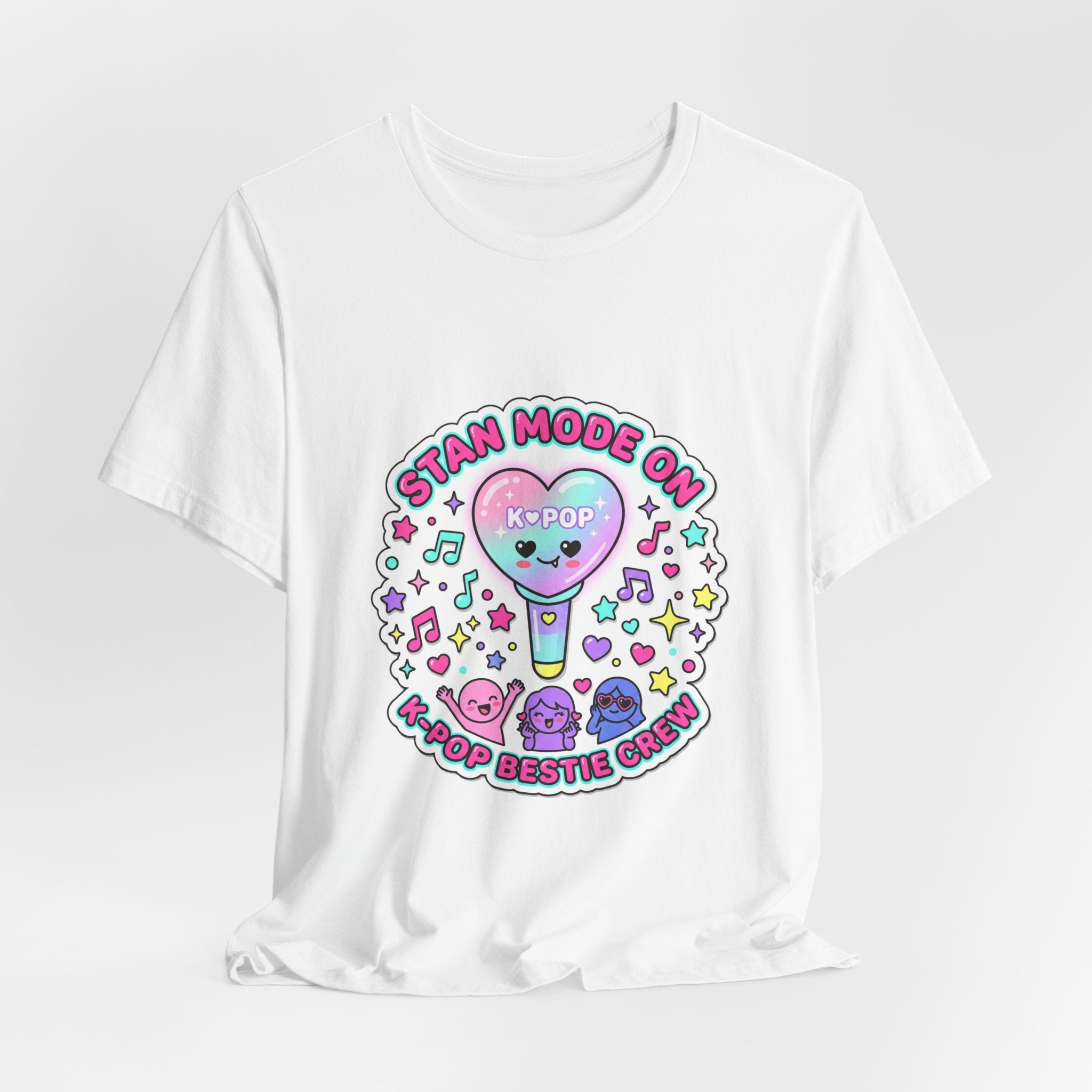 Stan Mode On Tee | K-pop stan, bias wrecker, lightstick concert