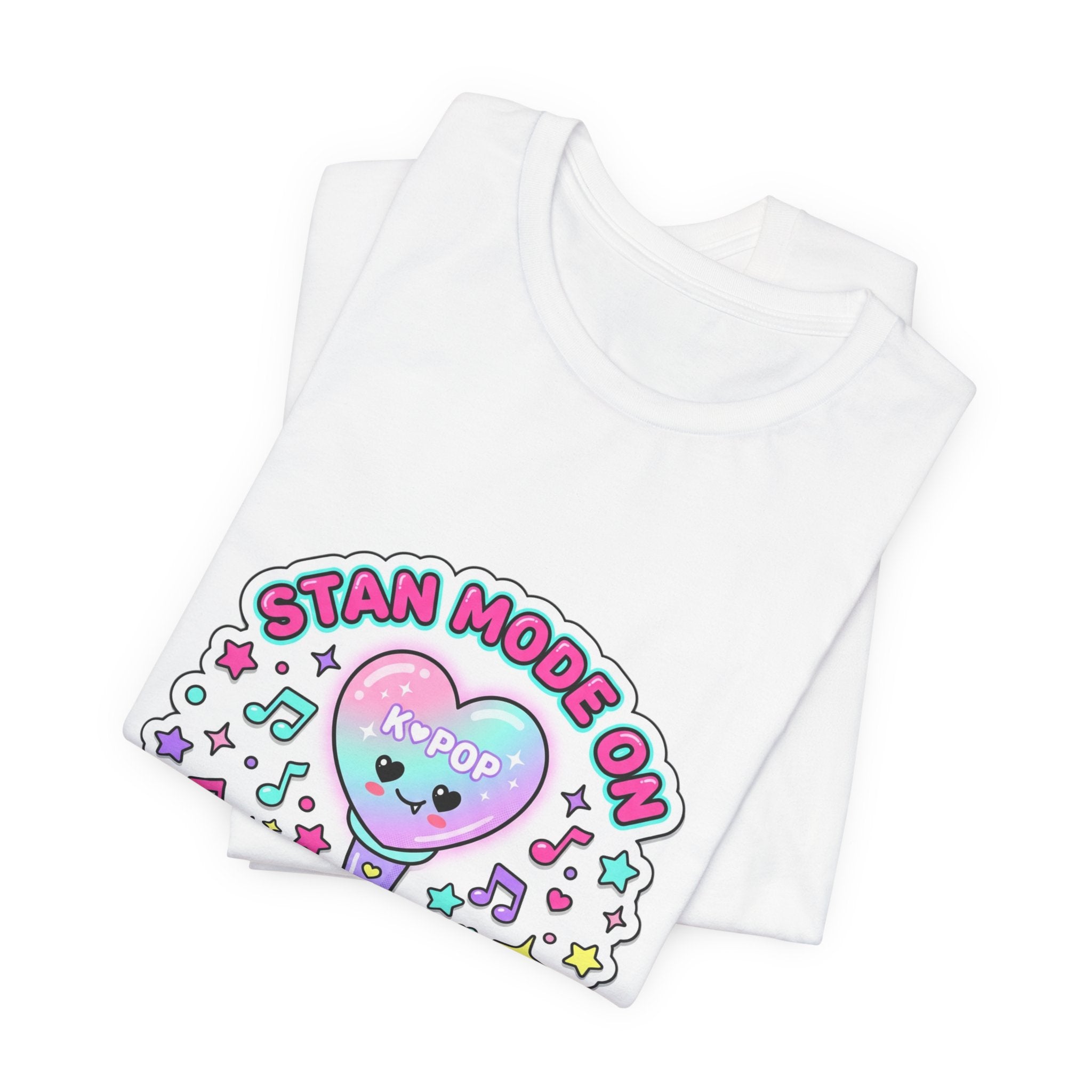Stan Mode On Tee | K-pop stan, bias wrecker, lightstick concert
