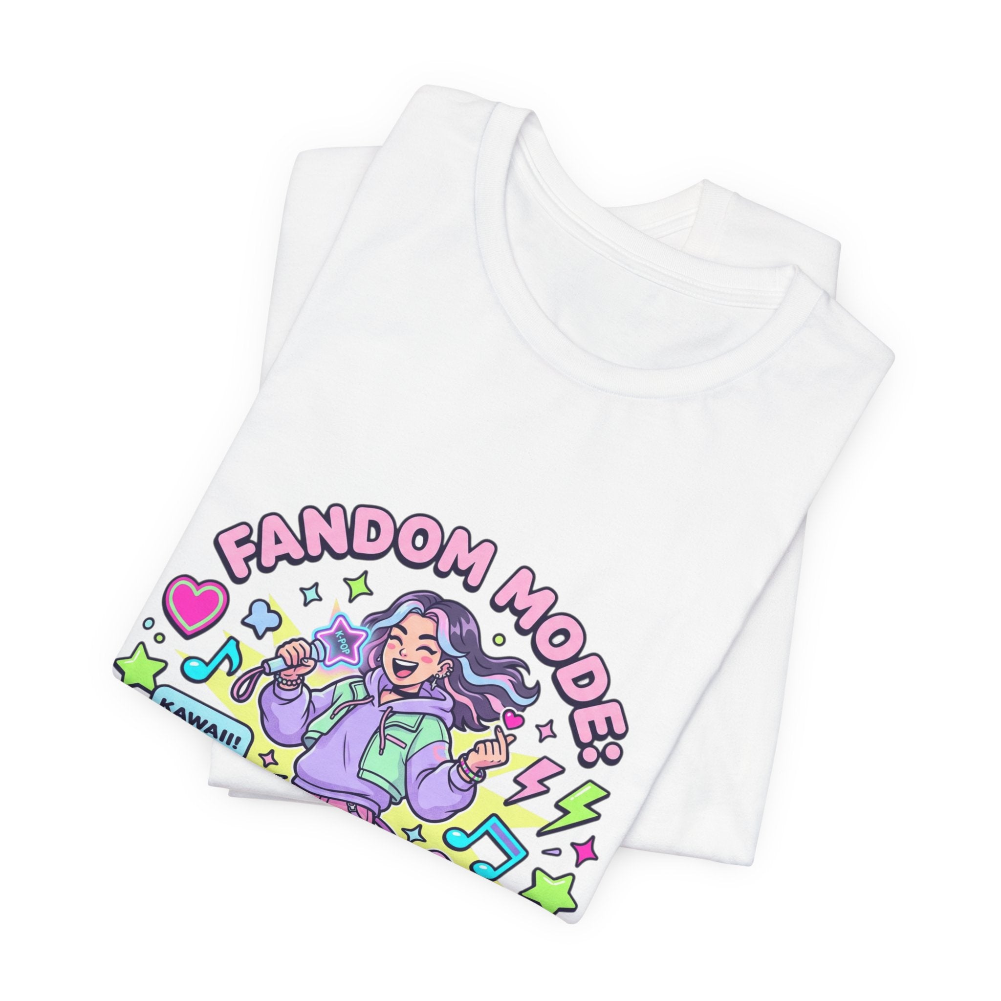 Fandom Mode On Tee | K-pop Stan, Bias Wrecker, Selca Energy