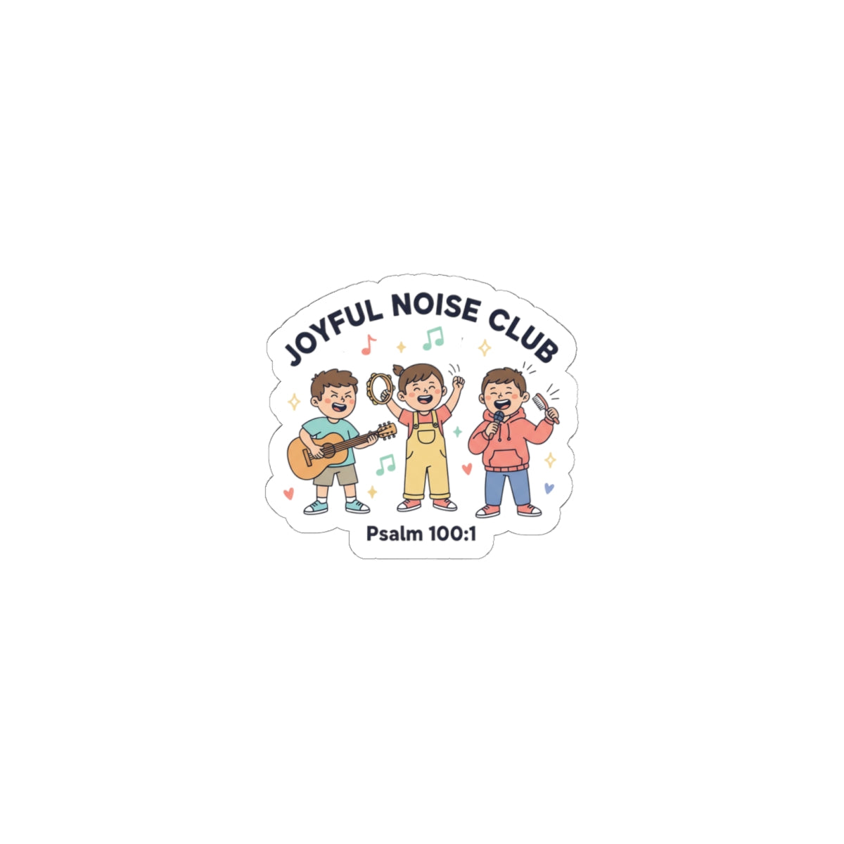 Joyful Noise Club Kiss-Cut Stickers | Christian memes, church camp vibes