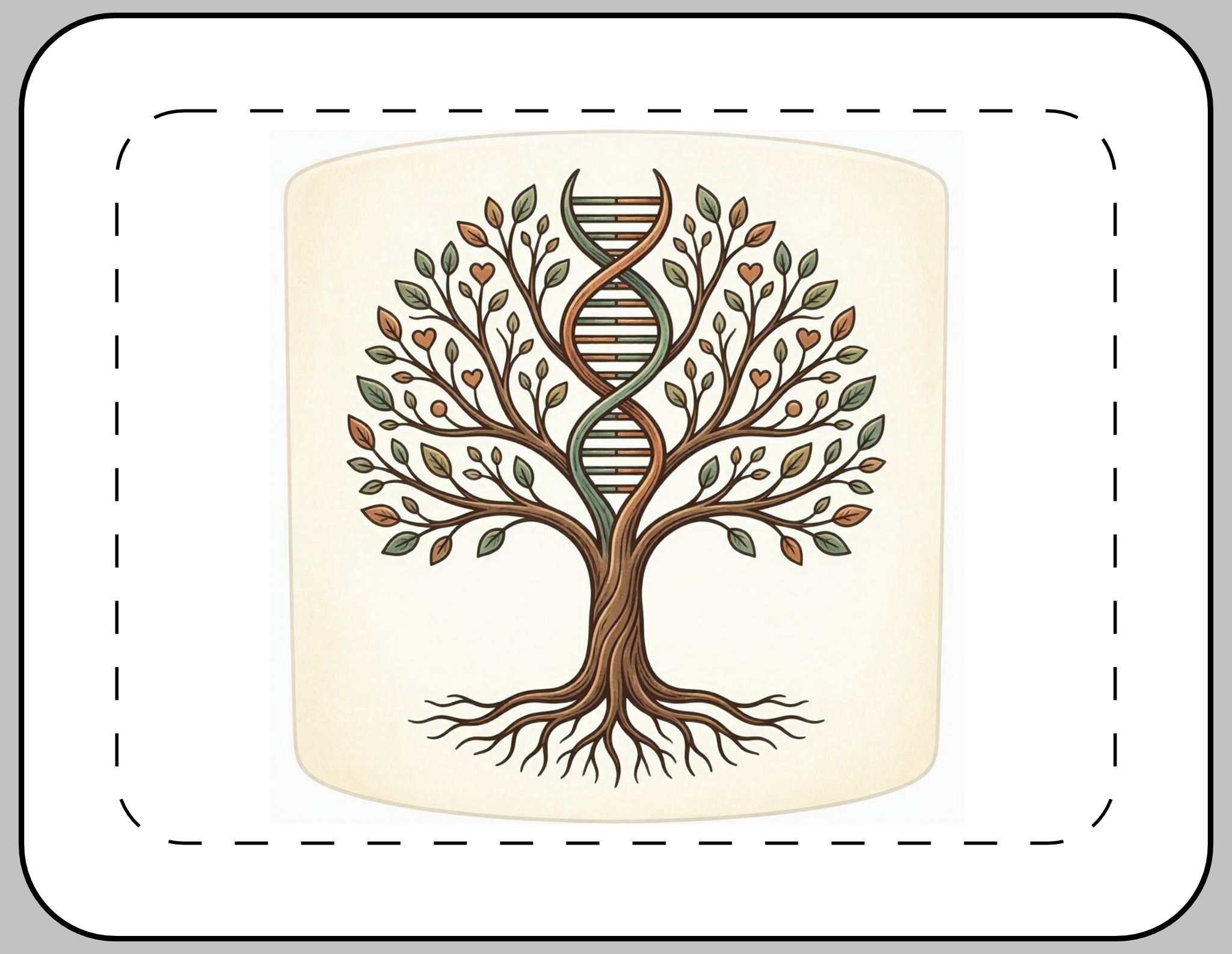 Tree of Life Laptop Sleeve — DNA Family Heritage Protective Case