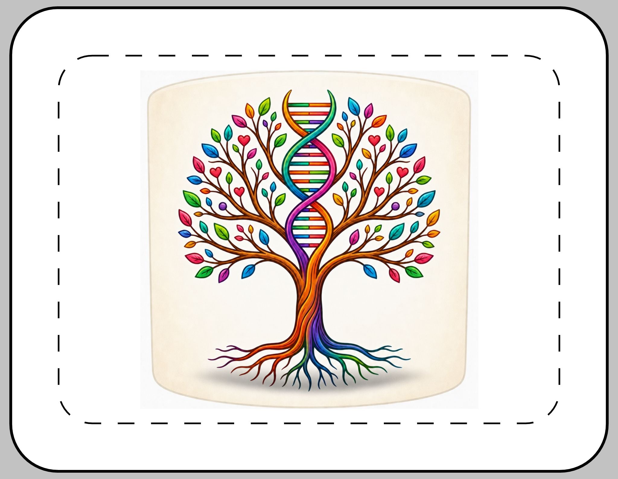 Laptop Sleeve — Colorful DNA Tree Protective Sleeve