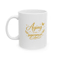 Grateful Heart Ceramic Mug – Gold Script "Always Thankful" Coffee Cup (11oz, 15oz)