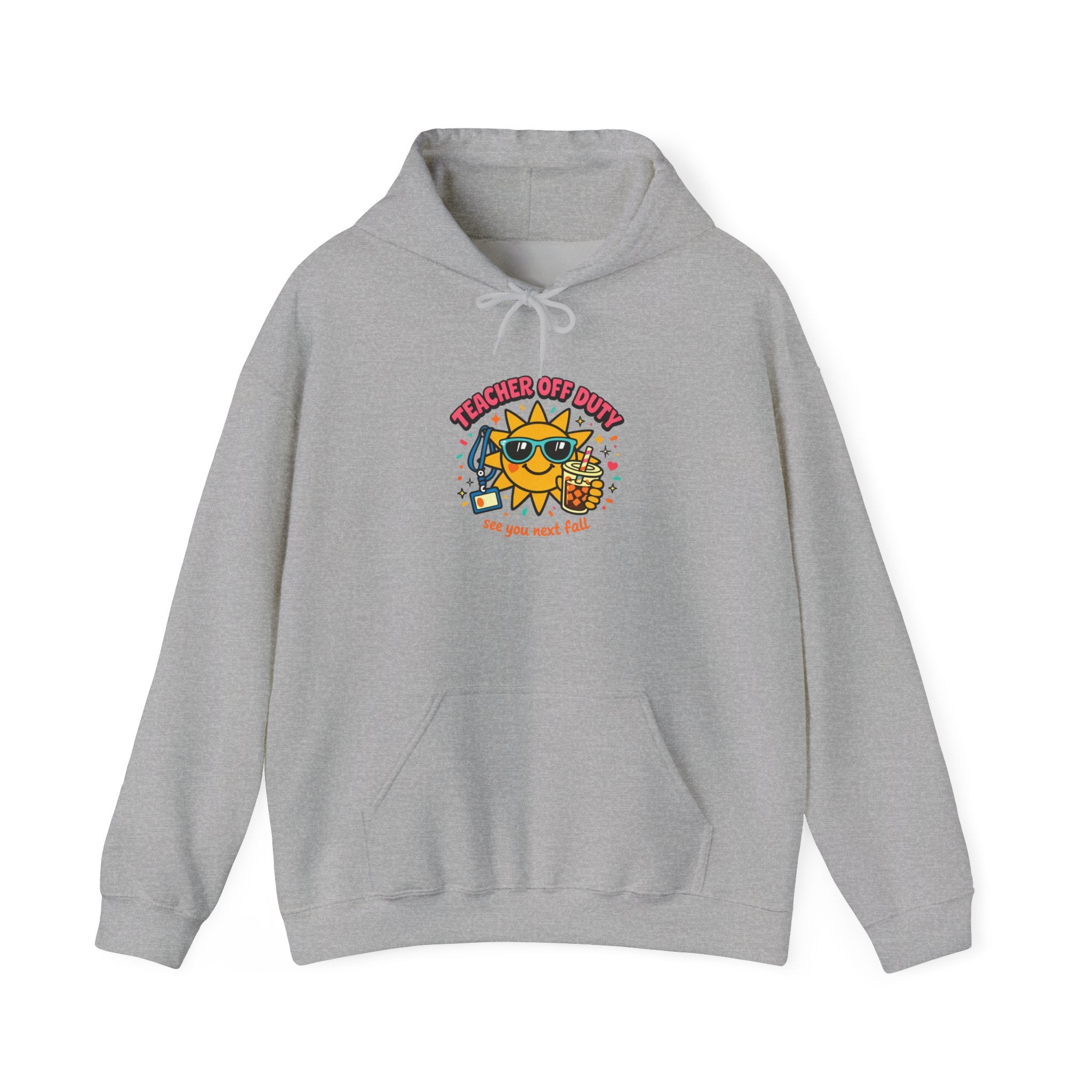School's Out Sun Graphic Hoodie | last day of school, teacher summer