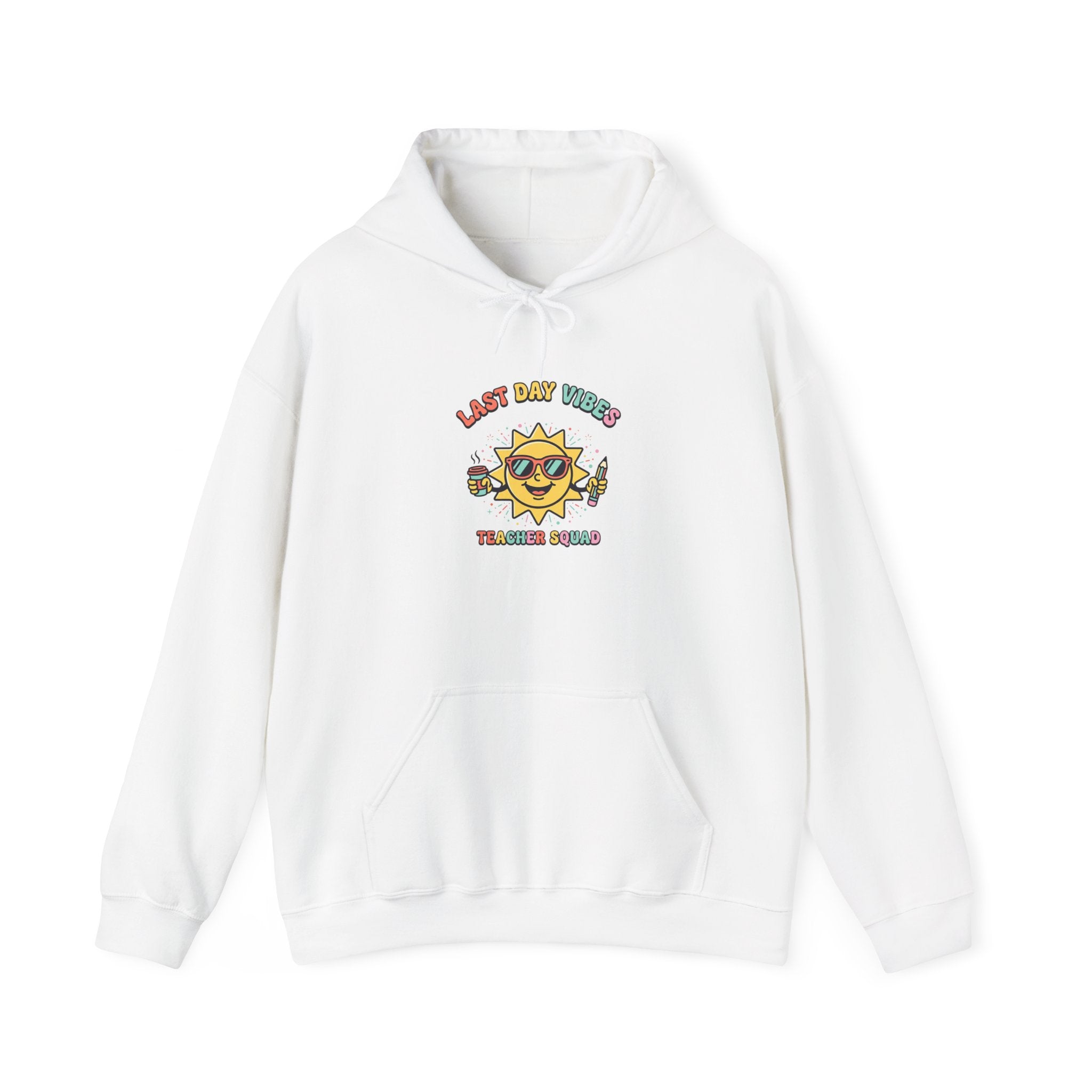 Last Day of School Sun Graphic Hoodie | teacher summer, school’s out