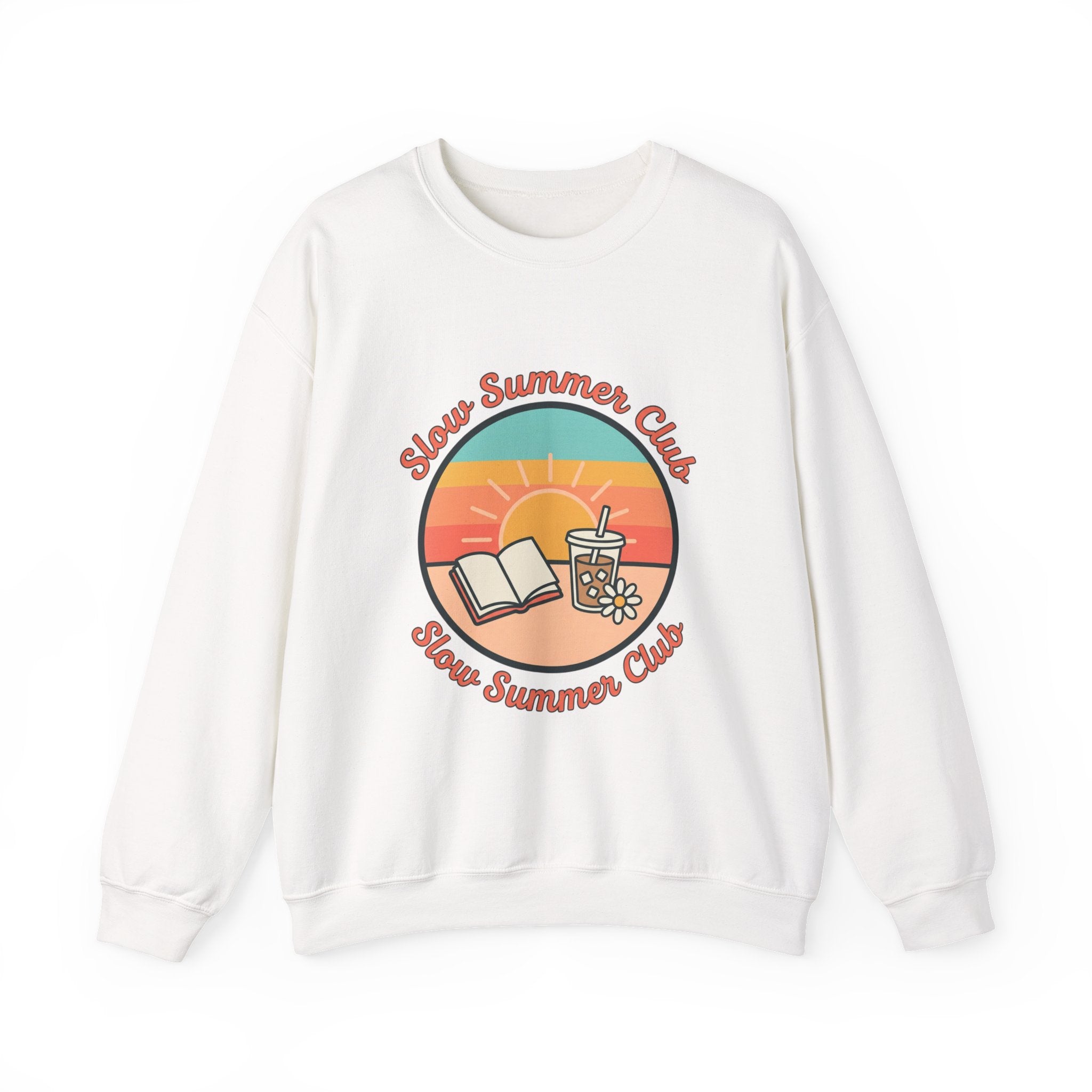 Slow Summer Club Sweatshirt | summer aesthetic, pastel coastal vibes