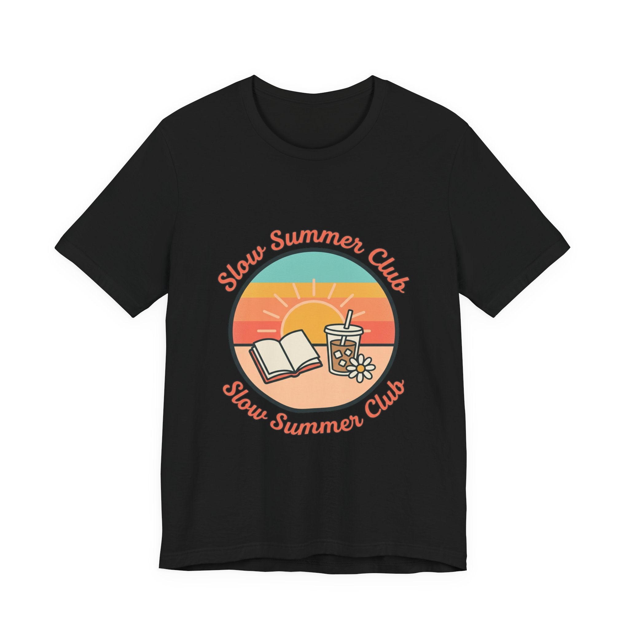 Slow Summer Club Tee | summer aesthetic, retro coastal vibes