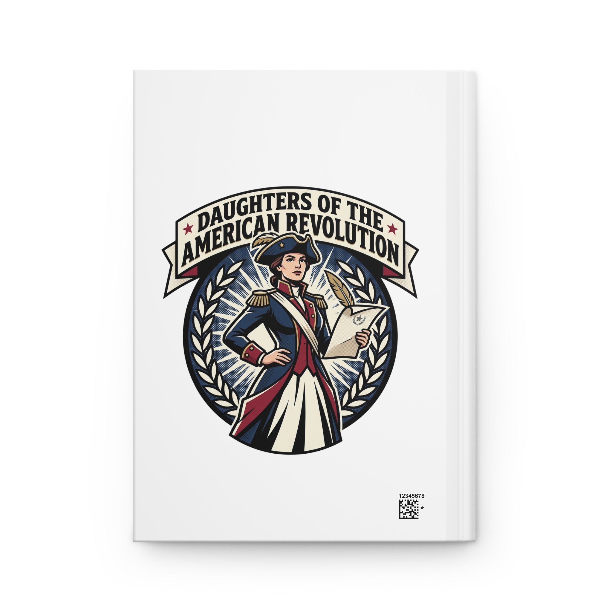 Daughters of the American Revolution Hardcover Journal — Patriotic Keepsake Notebook