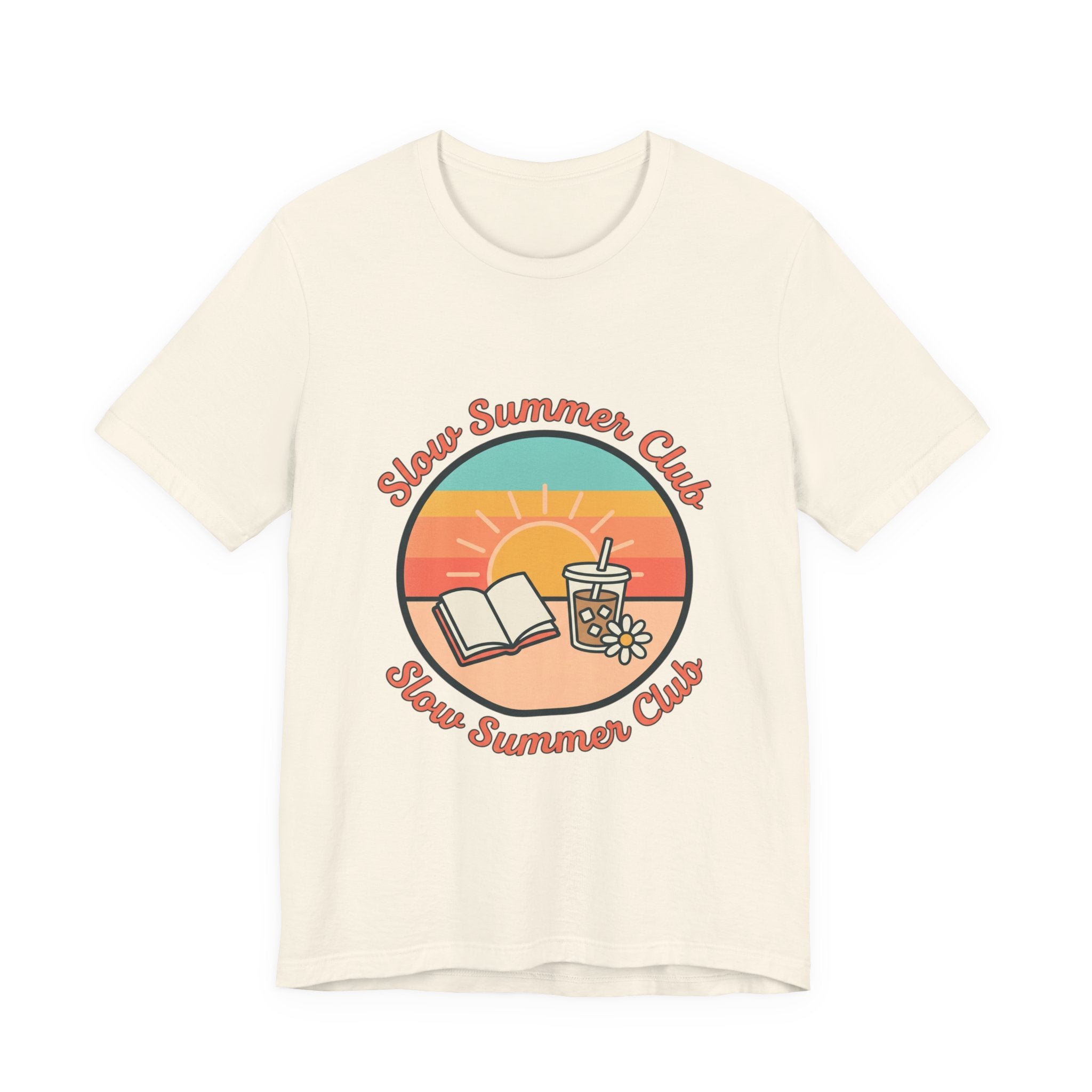 Slow Summer Club Tee | summer aesthetic, retro coastal vibes