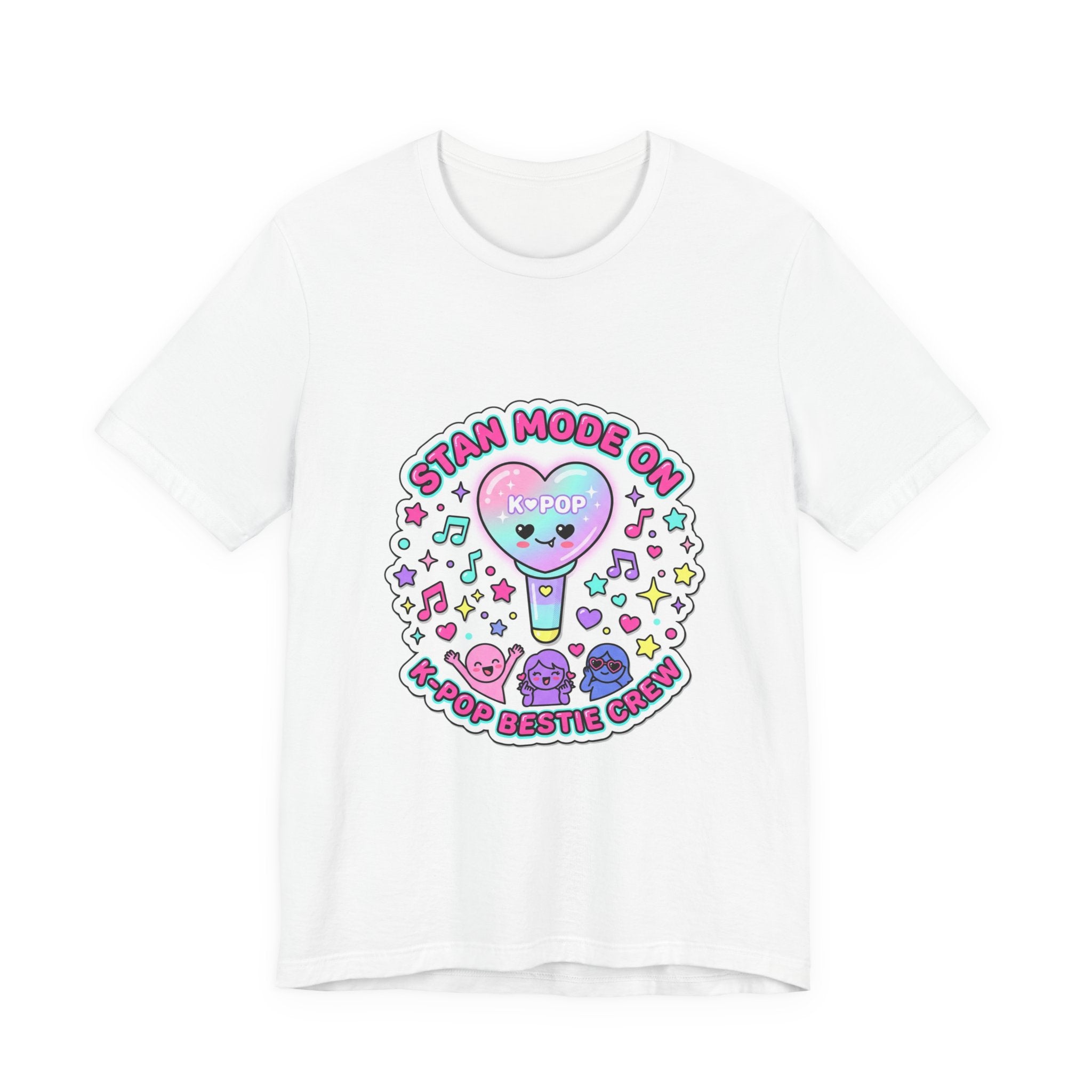 Stan Mode On Tee | K-pop stan, bias wrecker, lightstick concert