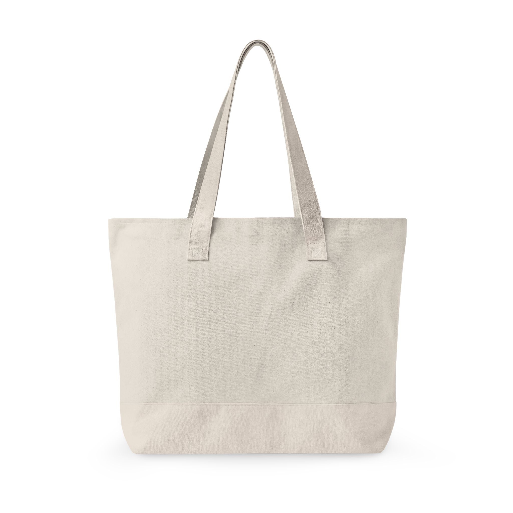 Canvas Tote Bag — Cute Girl with Pink Gifts Illustration