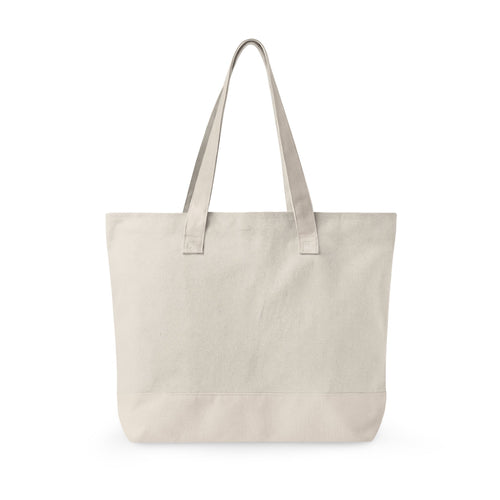 Canvas Tote Bag — Cute Girl with Pink Gifts Illustration
