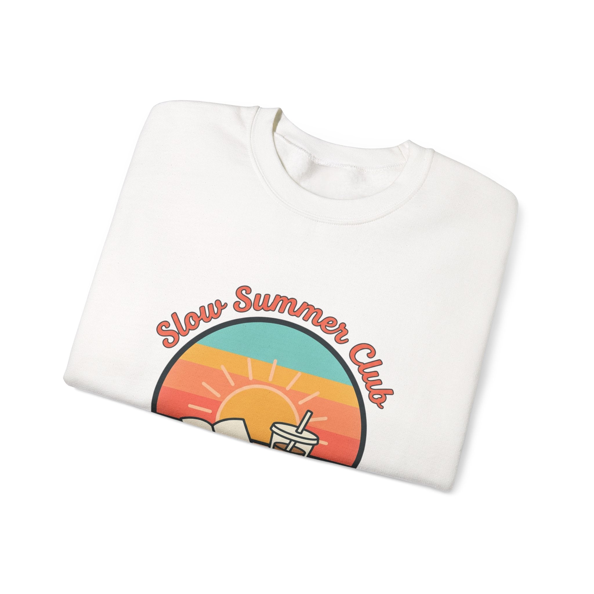 Slow Summer Club Sweatshirt | summer aesthetic, pastel coastal vibes