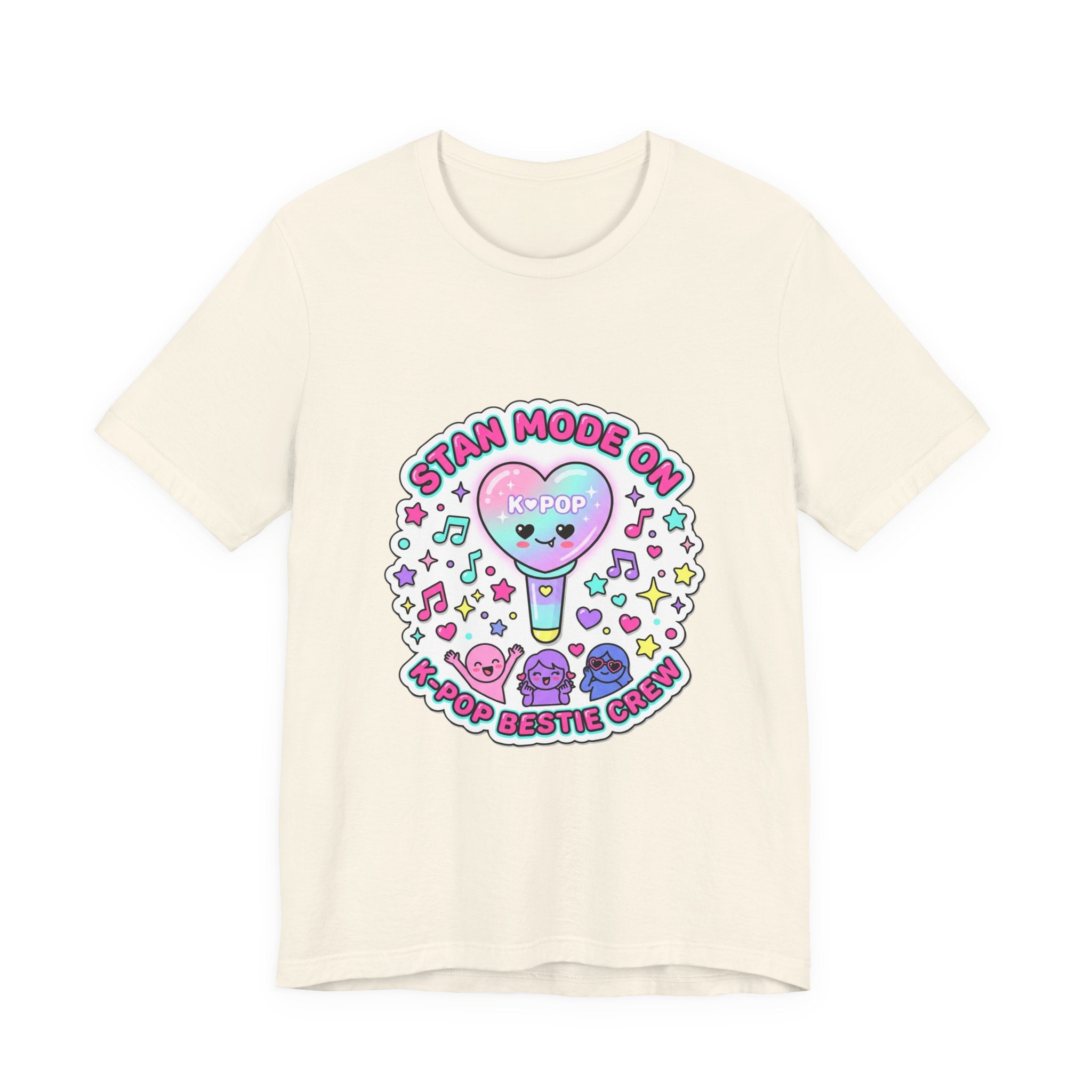 Stan Mode On Tee | K-pop stan, bias wrecker, lightstick concert
