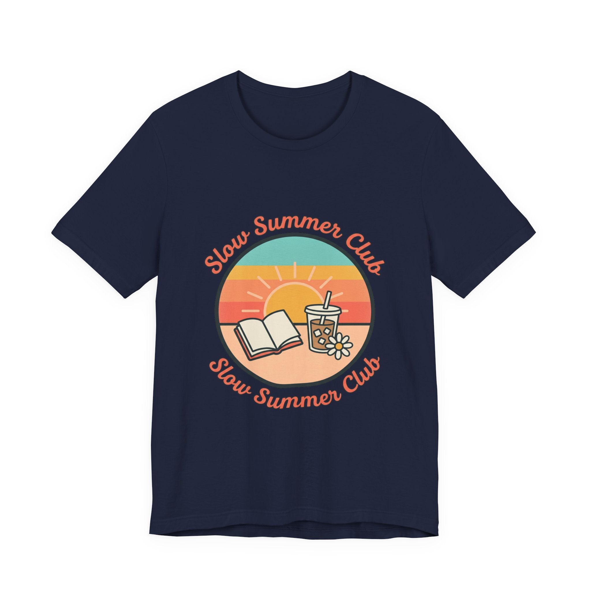 Slow Summer Club Tee | summer aesthetic, retro coastal vibes