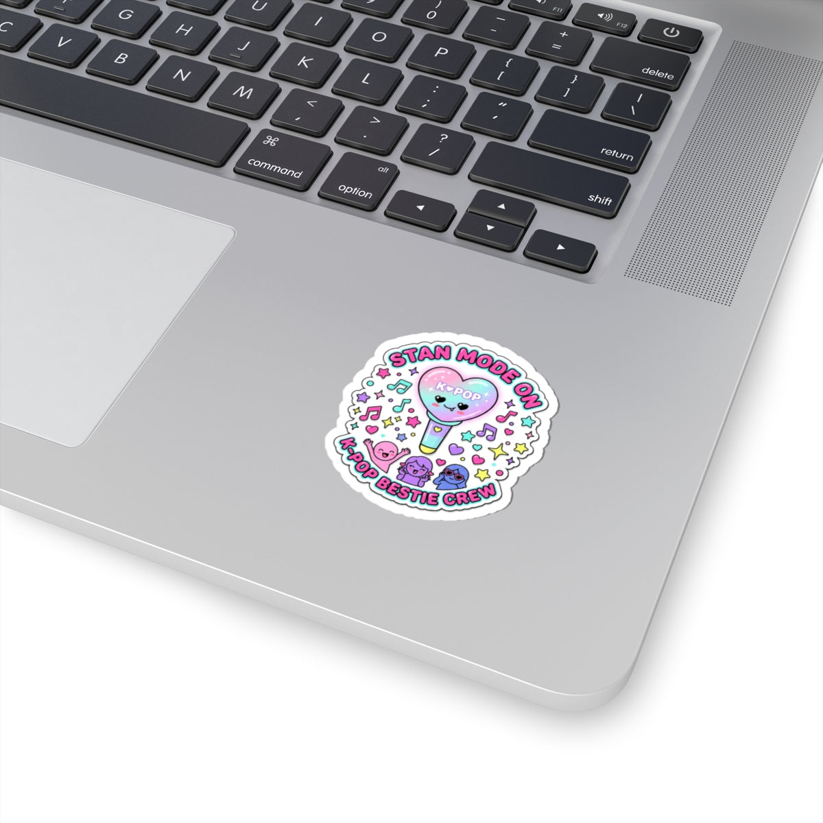 Stan Mode On Kiss-Cut Sticker | K-pop stan, lightstick, bias wrecker