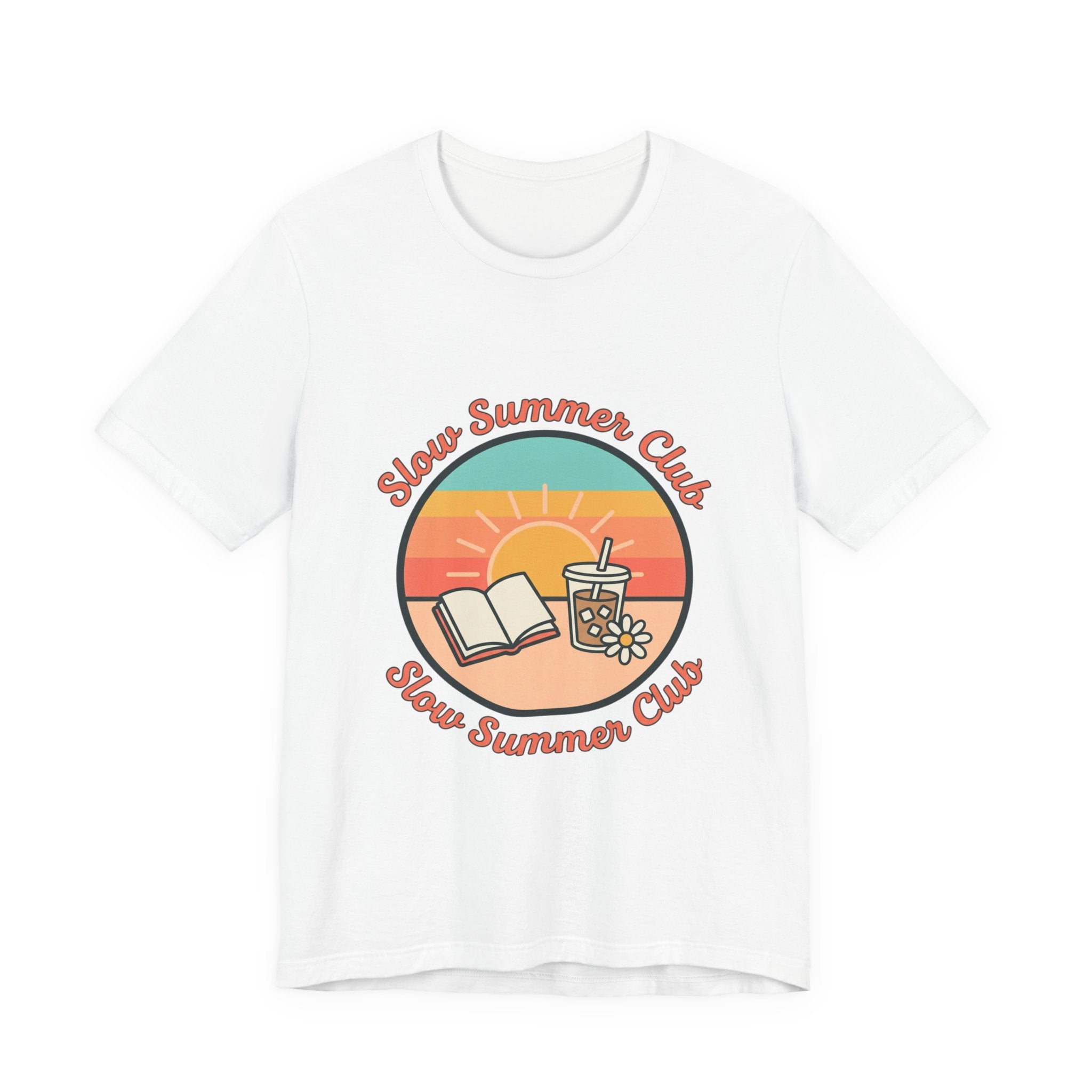 Slow Summer Club Tee | summer aesthetic, retro coastal vibes