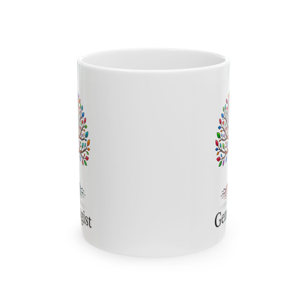 Colorful Tree Ceramic Mug — Vibrant Family/Gratitude Coffee Cup (11oz, 15oz)