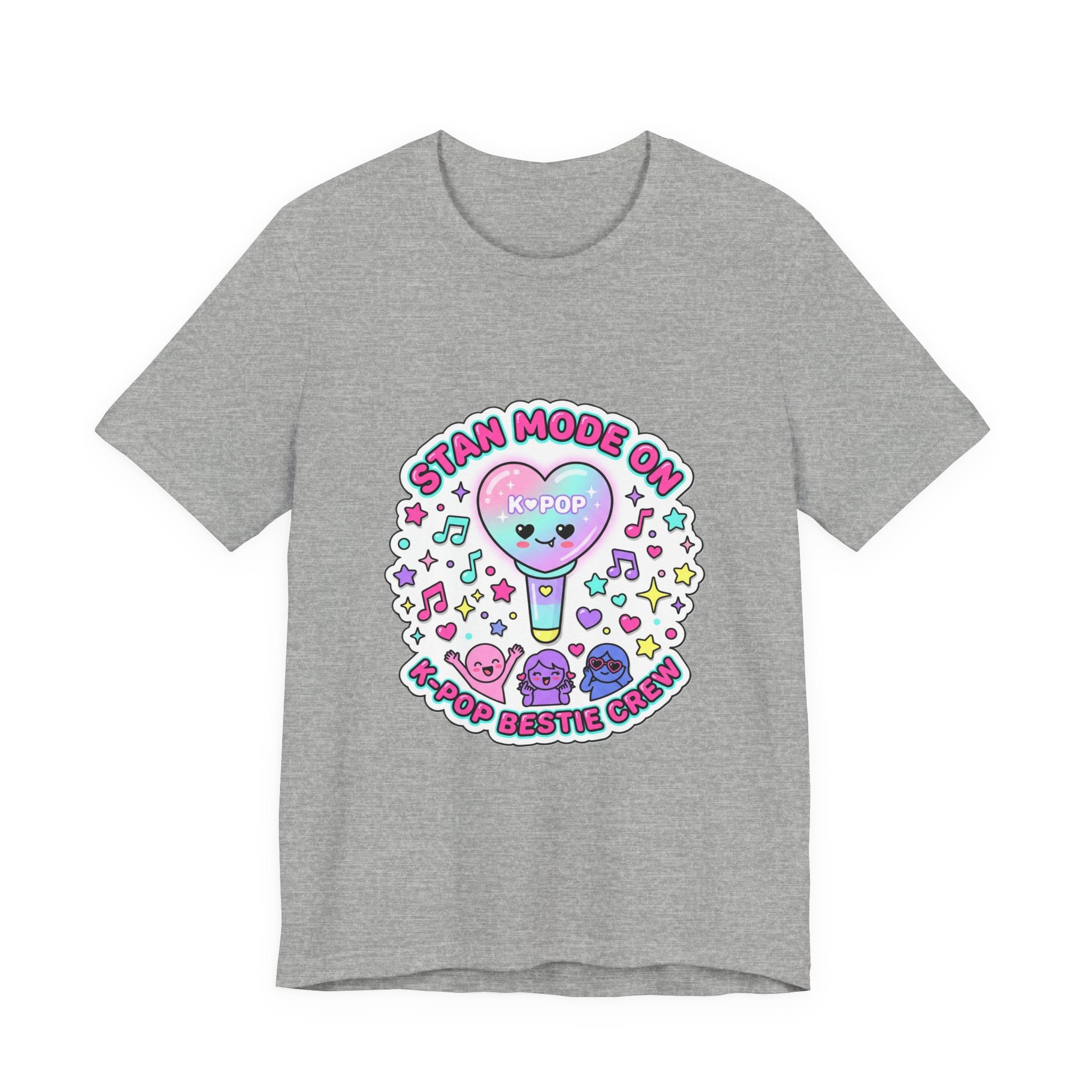 Stan Mode On Tee | K-pop stan, bias wrecker, lightstick concert