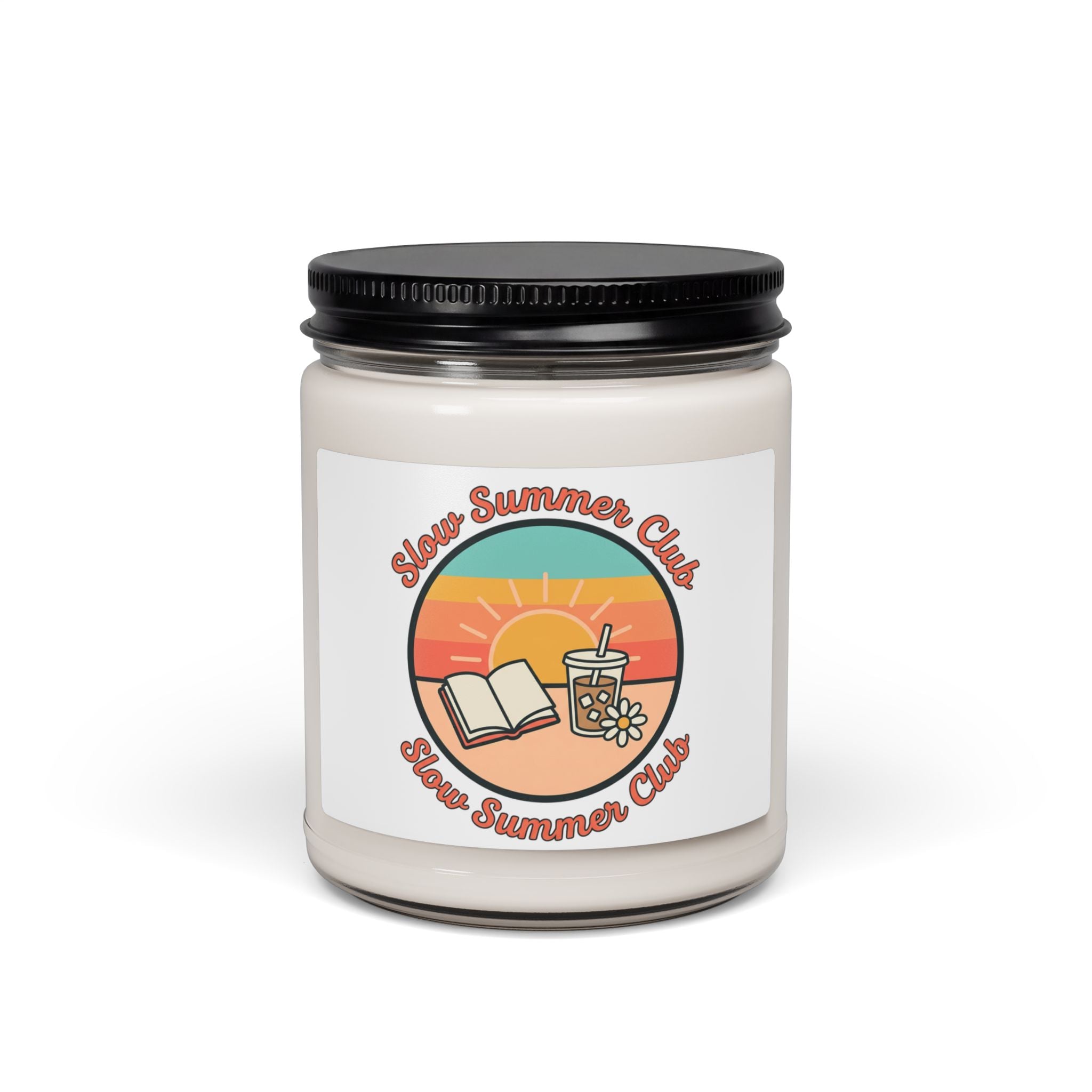Sunny Coastal Retro Candle | Scented Soy Candle, Summer Aesthetic