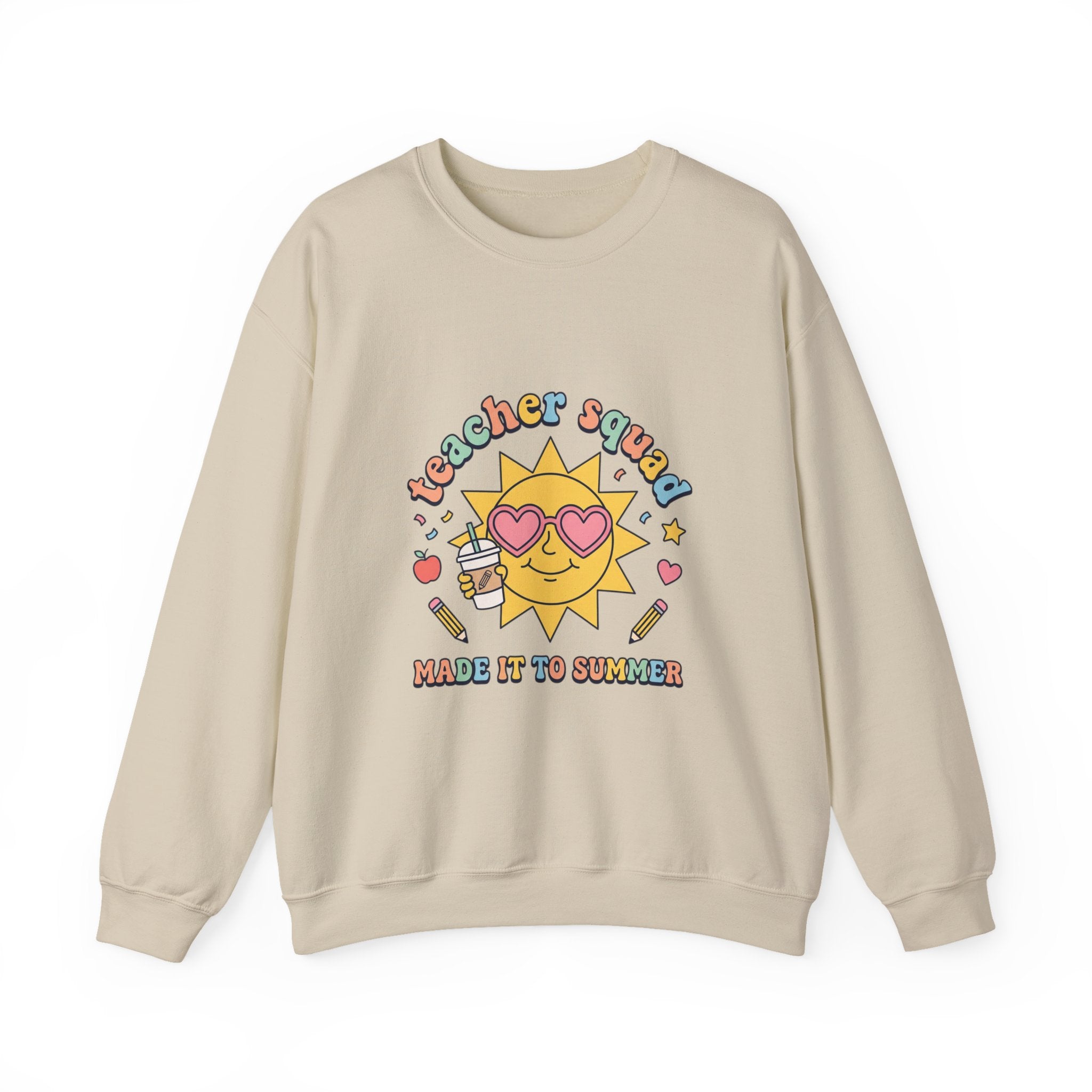 Teacher Saved Made It to Summer Crewneck Sweatshirt | Last Day of School, Out for Summer