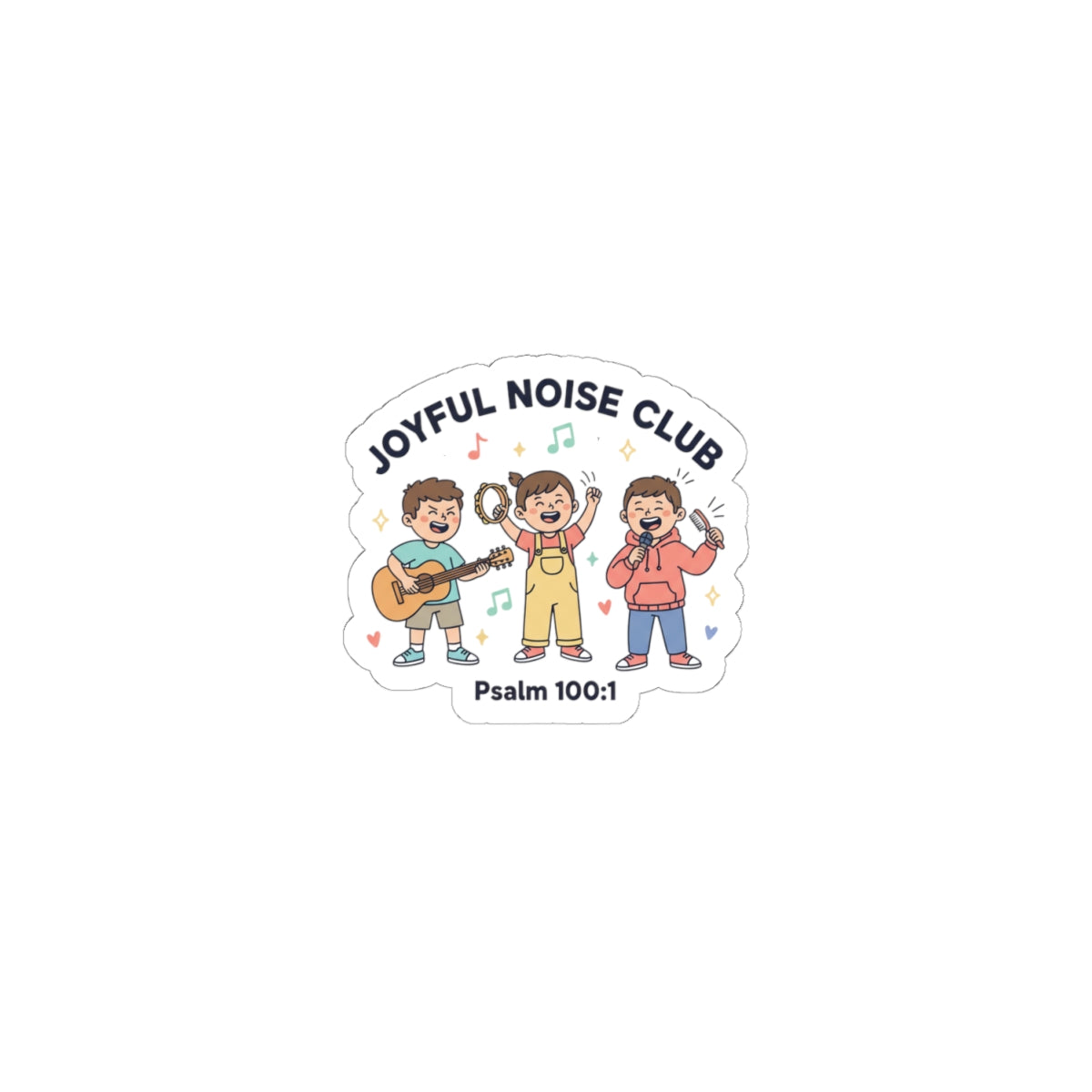 Joyful Noise Club Kiss-Cut Stickers | Christian memes, church camp vibes