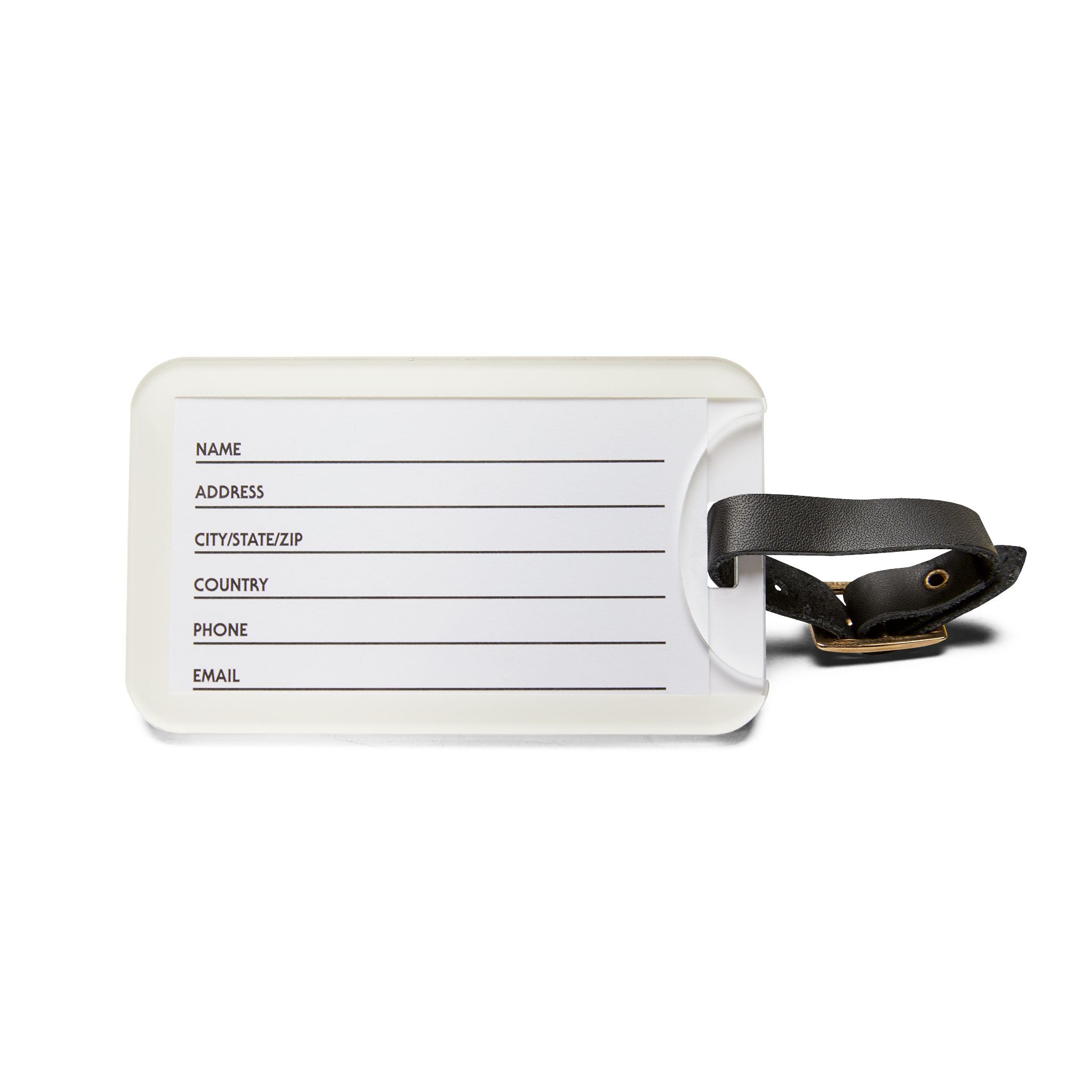 Green Dragonfly Luggage Tag — Watercolor Splash Travel ID