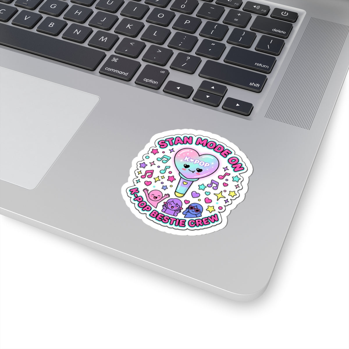 Stan Mode On Kiss-Cut Sticker | K-pop stan, lightstick, bias wrecker