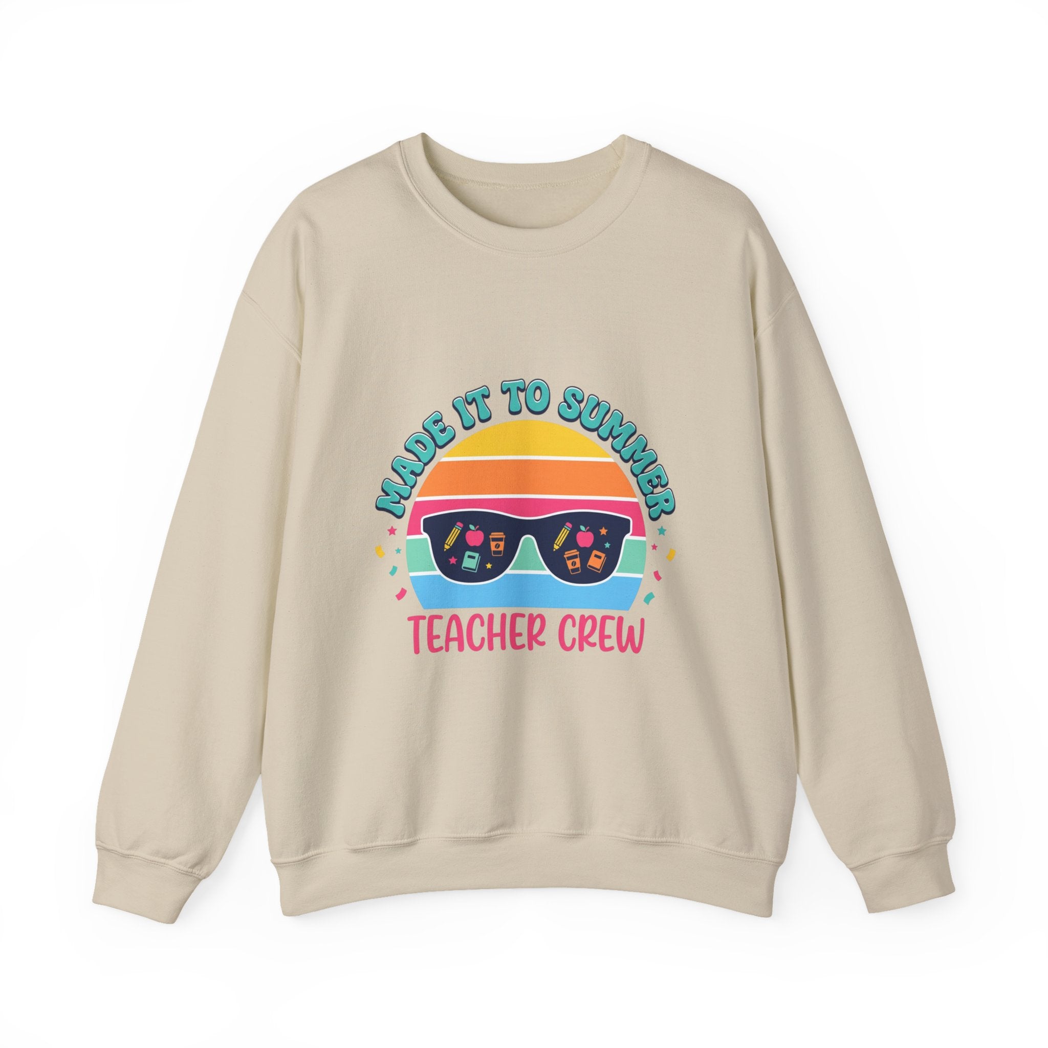 Made It to Summer Teacher Crewneck Sweatshirt | Last Day of School, Out for Summer