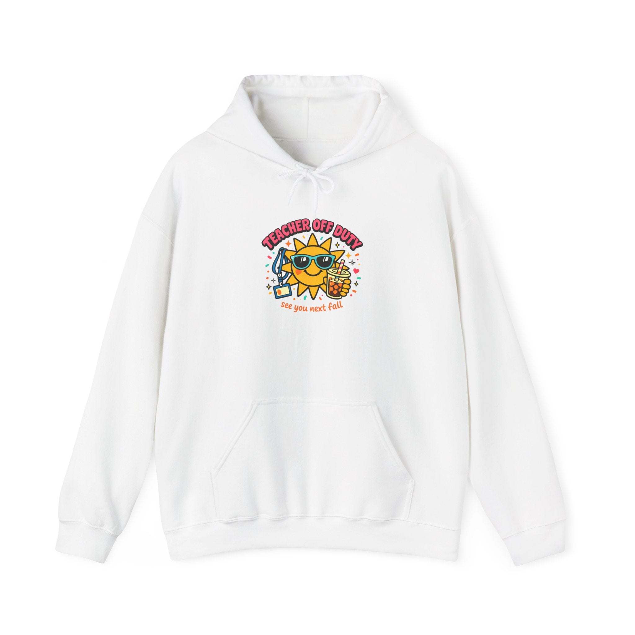 School's Out Sun Graphic Hoodie | last day of school, teacher summer