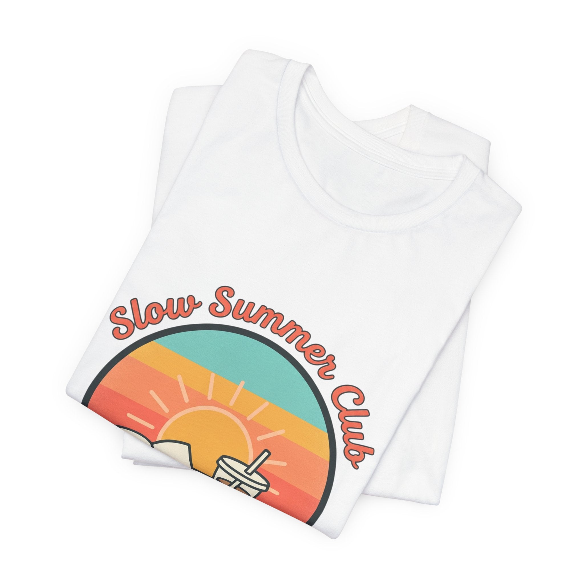 Slow Summer Club Tee | summer aesthetic, retro coastal vibes