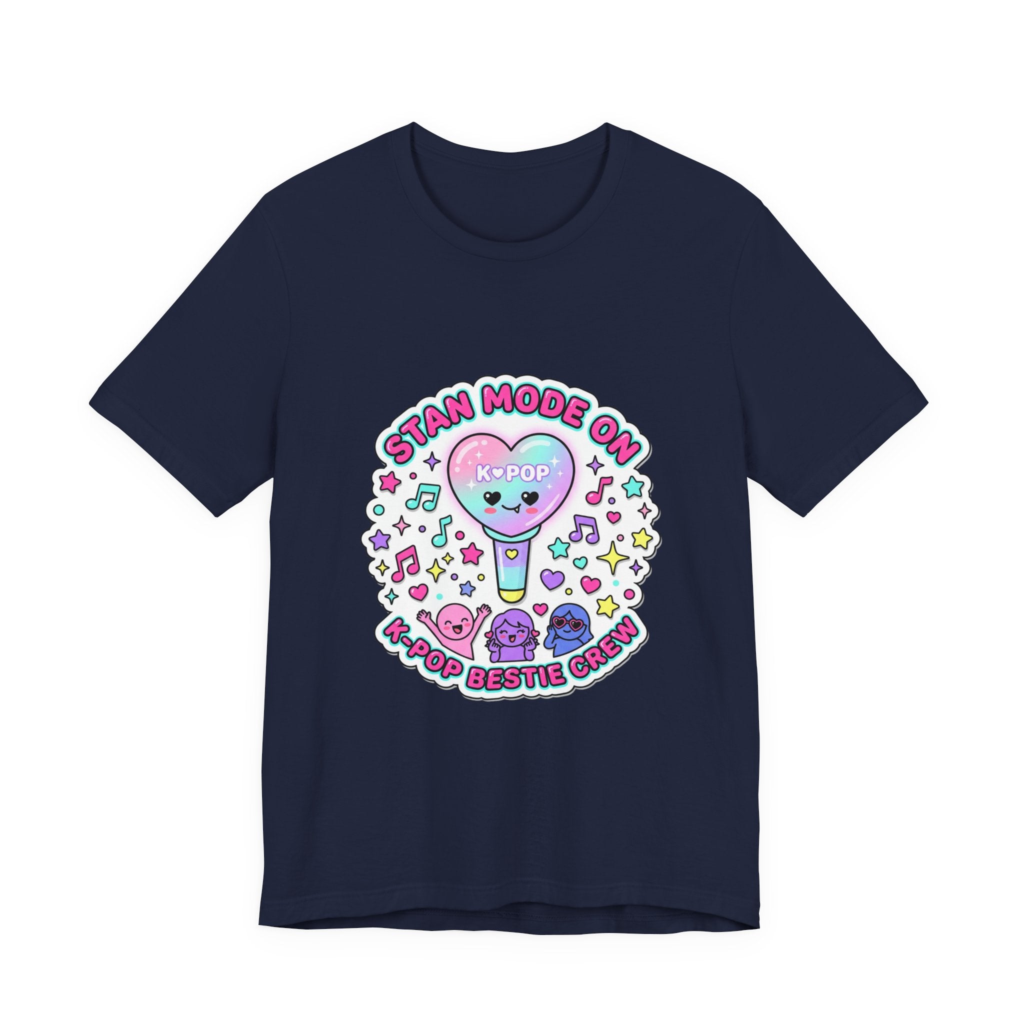 Stan Mode On Tee | K-pop stan, bias wrecker, lightstick concert