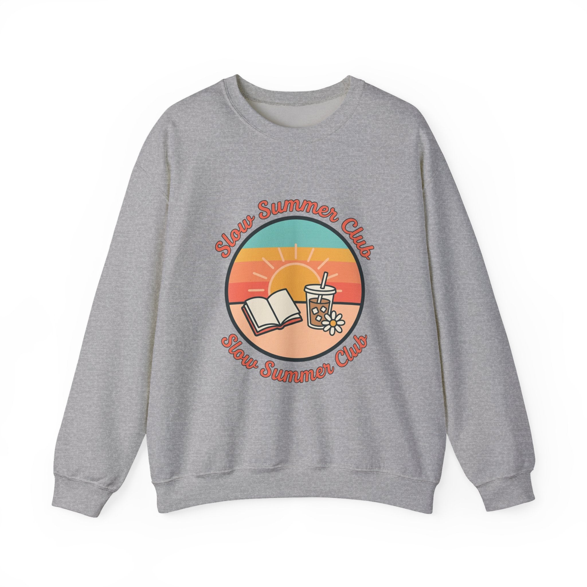 Slow Summer Club Sweatshirt | summer aesthetic, pastel coastal vibes